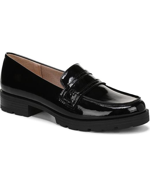 LifeStride Black London Platform Loafer
