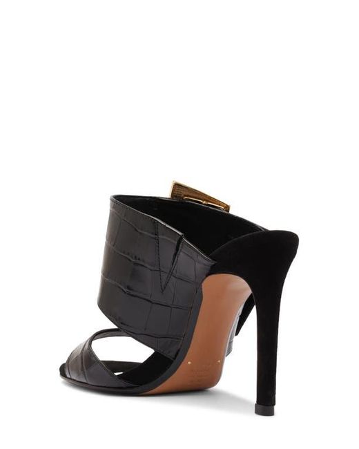 SCHUTZ SHOES Black Beatrix Slide Sandal