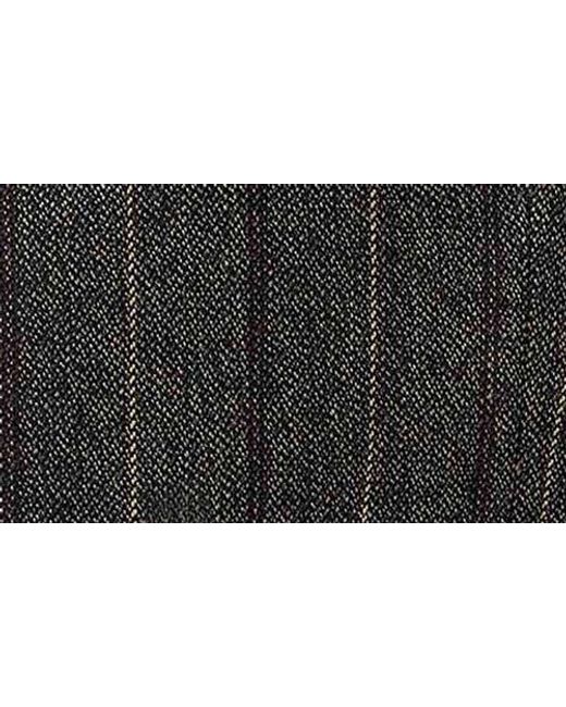 John Varvatos Black Silo Stripe Wool Blazer for men