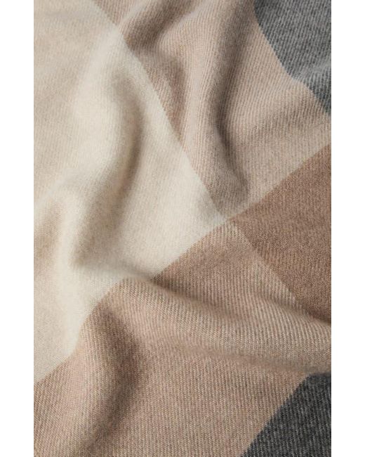 Brunello Cucinelli Gray Wool And Cashmere Scarf for men