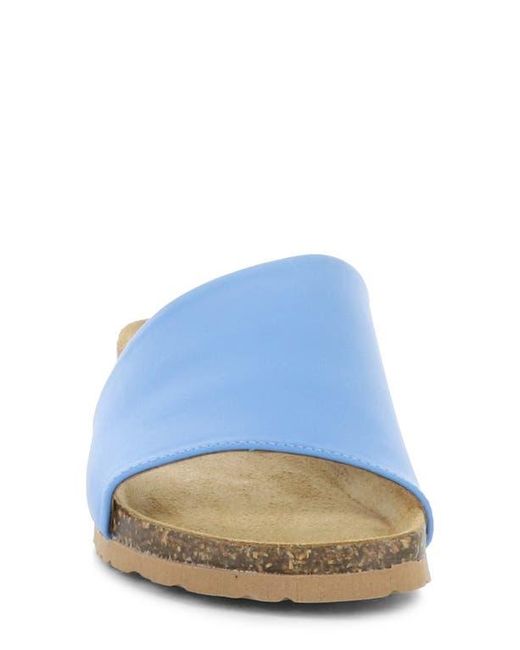 Bos. & Co. Blue Lux Slide Sandal