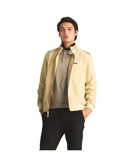 Members Only Natural Soft Suede Iconic Jacket for men
