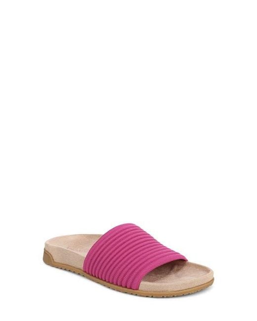 Vionic Pink Evie Slide Sandal