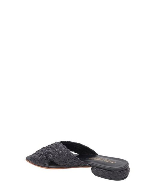 Andre Assous Black Ramy Slide Sandal