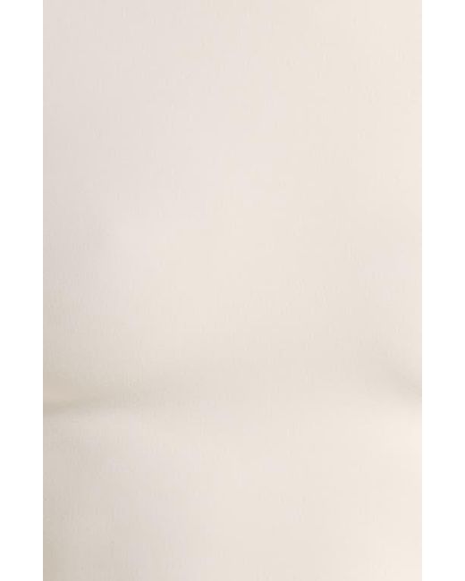 Mpg White Cloud Open Back Crop Top