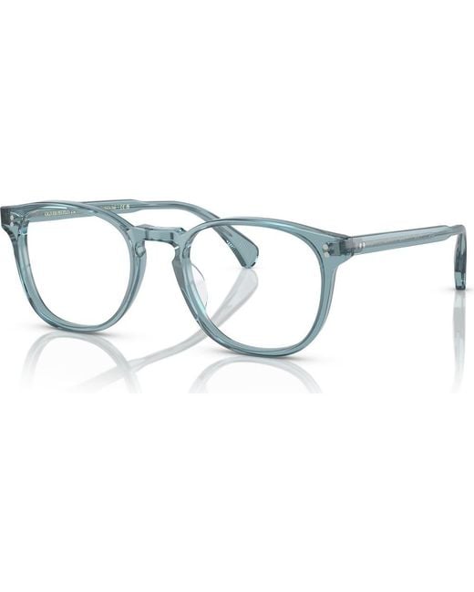 Oliver Peoples Blue 49Mm Round Optical Glasses