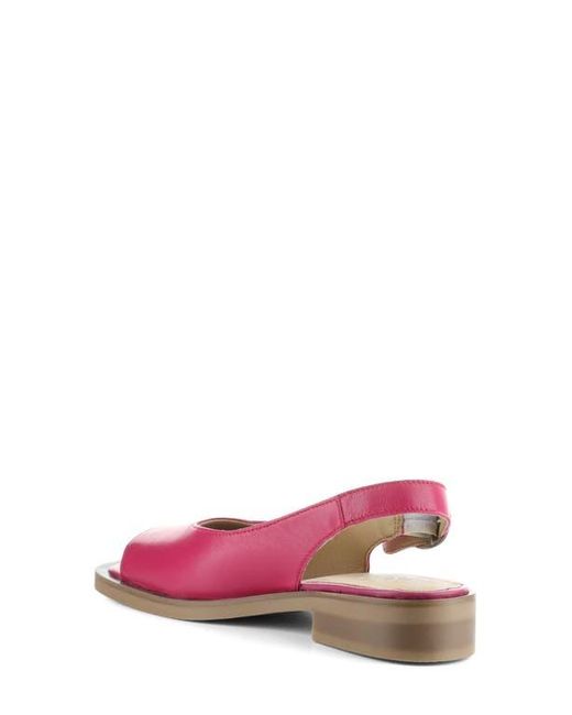 Bos. & Co. Pink Elena Slingback Flat