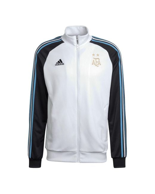 adidas Argentina National Team Dna Fullzip Raglan Track Jacket At