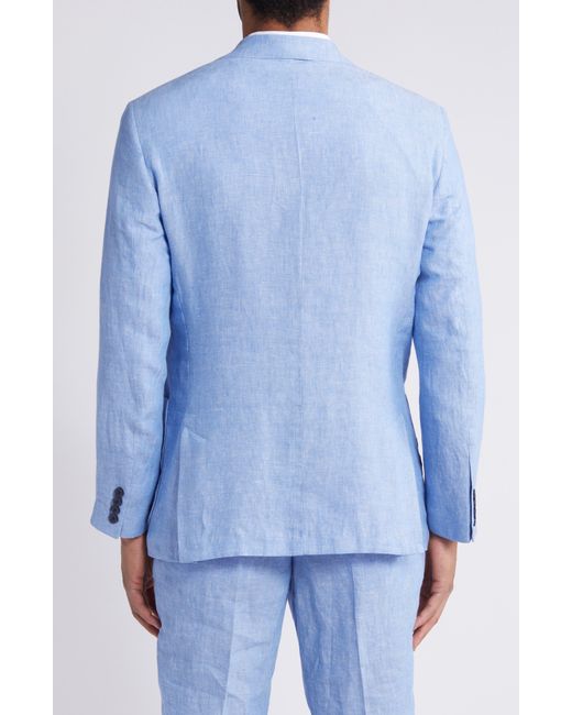 Nordstrom Blue Patch Pocket Linen Sport Coat for men