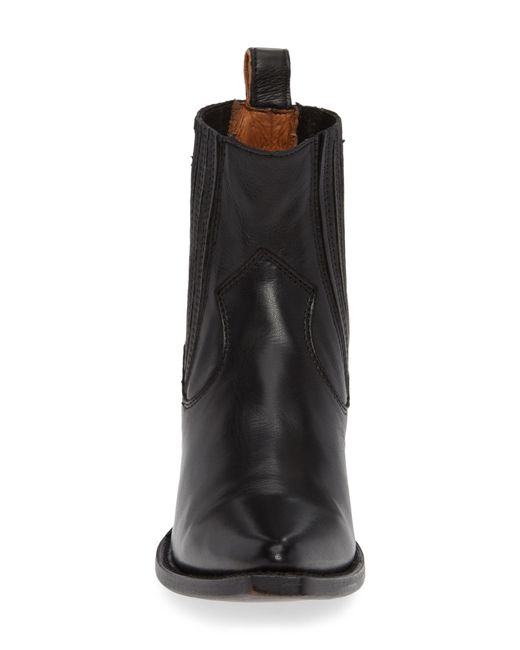 Frye Black Sacha Western Chelsea Boot