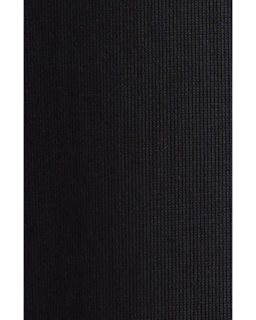 Sacai Embroidered Logo Jersey T-Shirt Dress in Black | Lyst