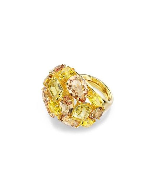 Swarovski Metallic Gema Cocktail Ring