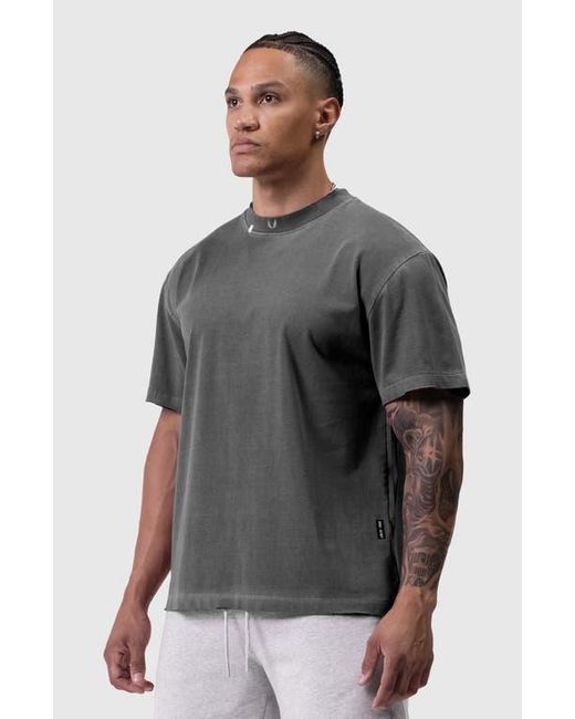 ASRV Gray Tech Essential Relaxed Tee for men