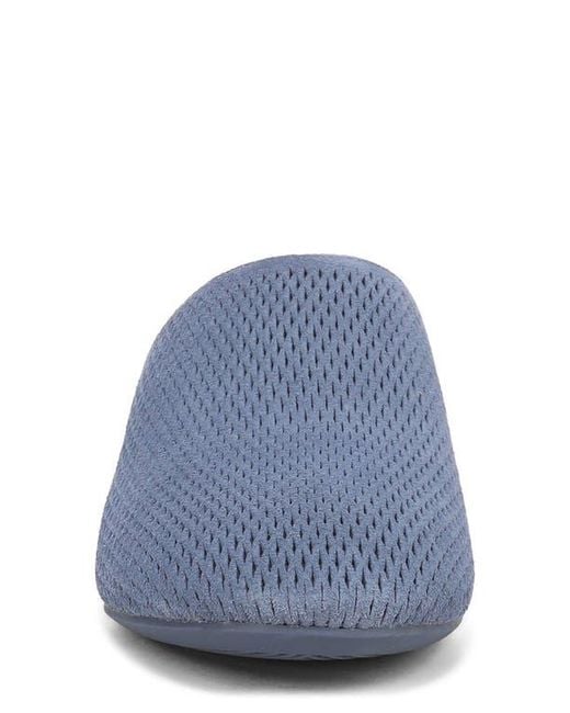 Vionic Blue Opal Perforated Mule