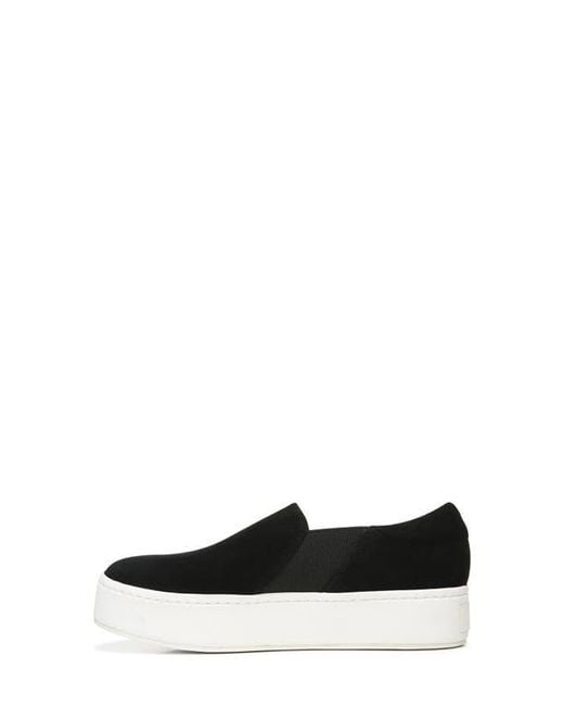 Vince Black Warren Platform Slip-On Sneaker