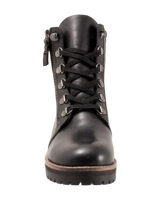 Softwalk® Black Everett Lace-Up Boot