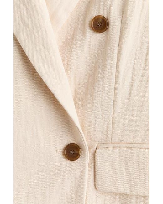 H&M Natural Double-Breasted Blazer