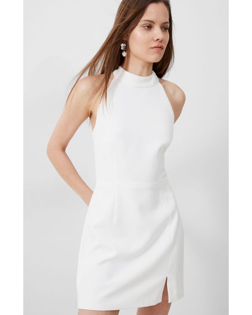 French Connection White Whisper Sheath Dress