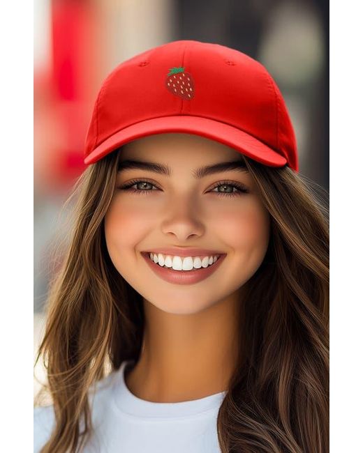 Alix Red Strawberry Hat