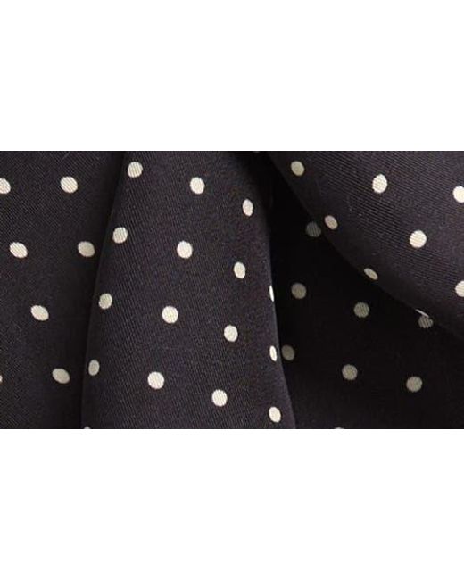 Echo Black Tubular Dot Scarf