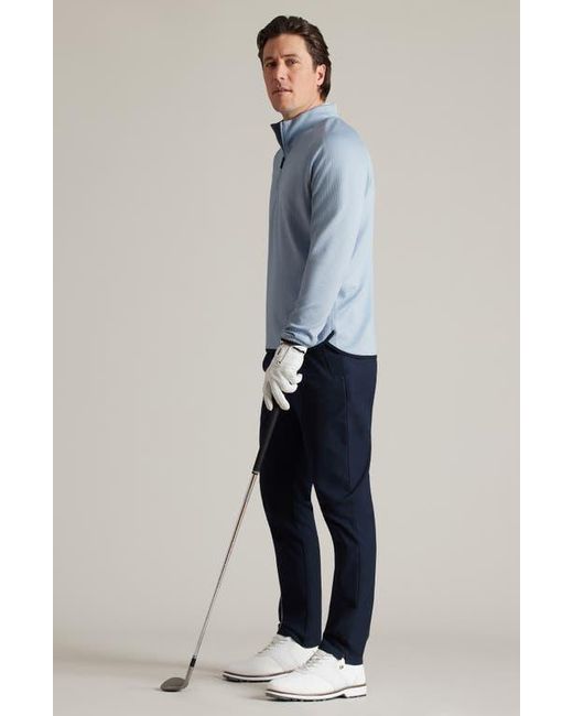 Rhone Blue Founders Golf Quarter Zip for men