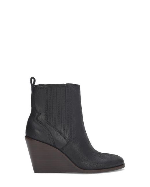 Lucky Brand Black Wilano Wedge Bootie