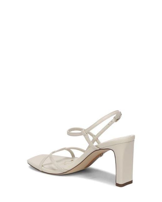 Sam Edelman White Elissa Slingback Sandal