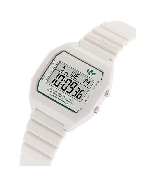 Adidas Gray Digital Two Resin Strap Watch for men