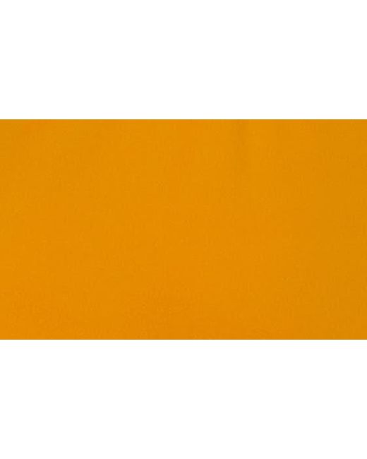 Soluna Orange Shirred Ring One-piece Swimsuit