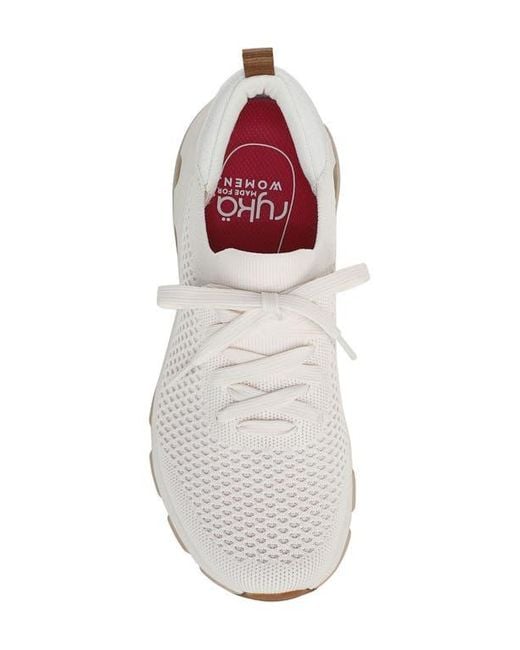 Ryka White Devotion Fuse Walking Sneaker