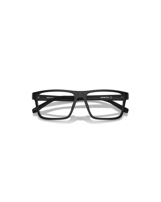 Arnette Black 53Mm Square Optical Glasses for men