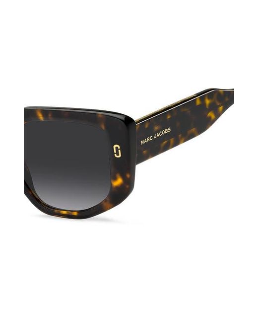 Marc Jacobs Black 52Mm Gradient Square Sunglasses
