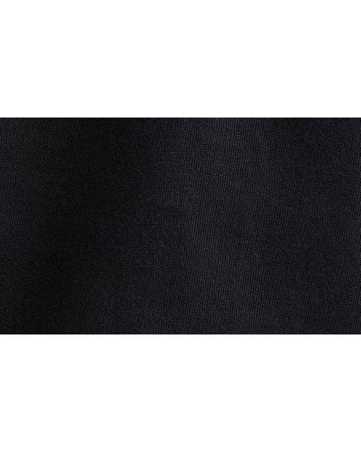 Alexander McQueen Black Structured Ruffle Sleeve T-shirt