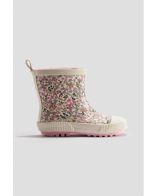 H&M Multicolor Fleece-Lined Wellingtons