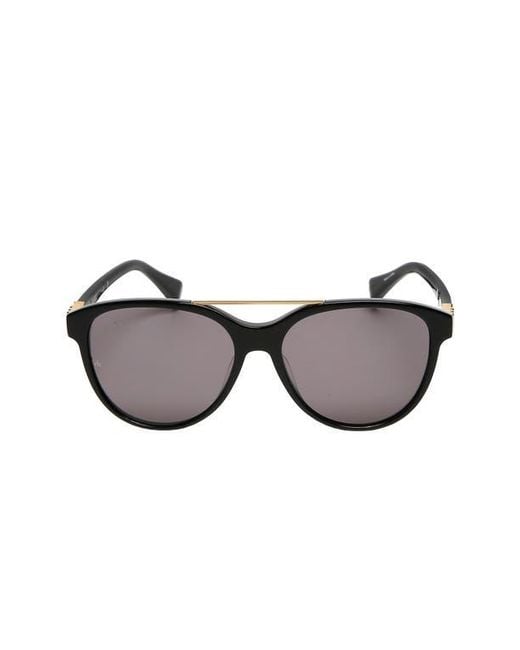 Rag & Bone Black 54Mm Pilot Sunglasses