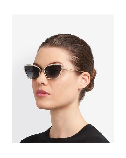 Stuart Weitzman Black 53Mm Cat Eye Sunglasses