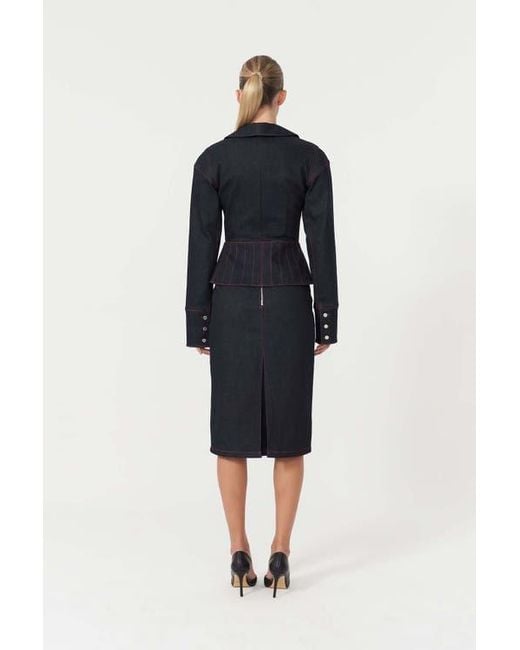 Jendue Blue Davidson Corset Jacket