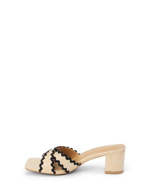 Matisse Metallic Principessa Block Heel Sandal