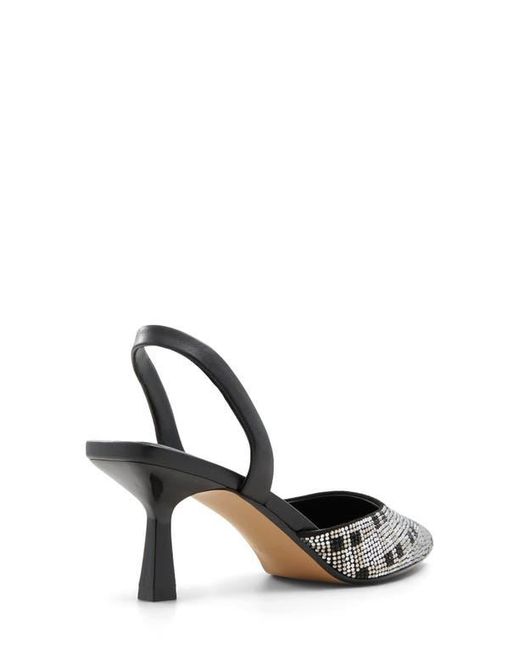 ALDO White Brizza Slingback Pointed Toe Pump