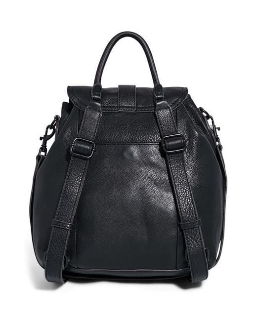 Aimee Kestenberg Black The Saddle Up Leather Backpack