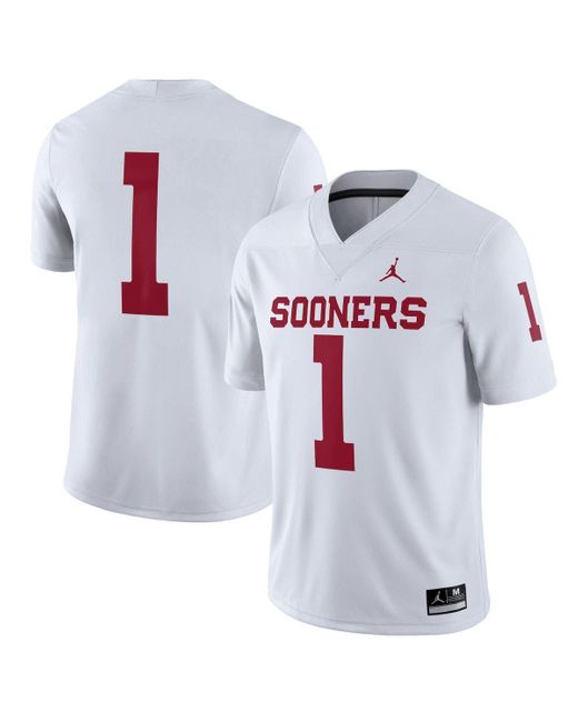 Nike White Oklahoma Sooners #1 Away Game Jersey At Nordstrom for men