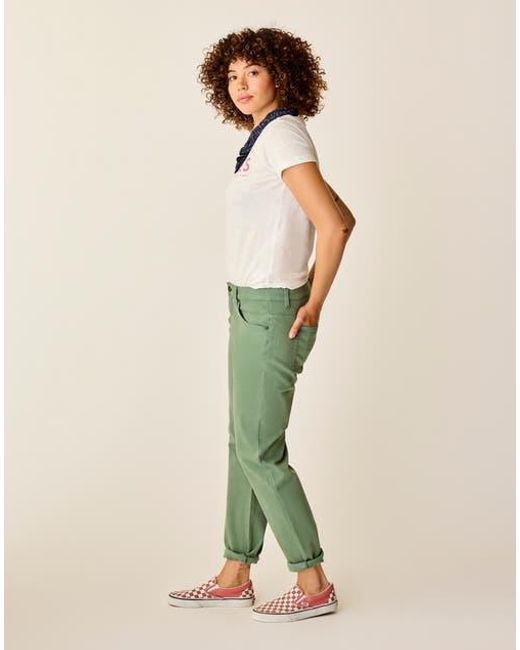 Carve Designs Green Carson Jean