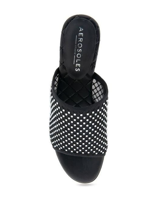 Aerosoles Black Jamila Slide Sandal
