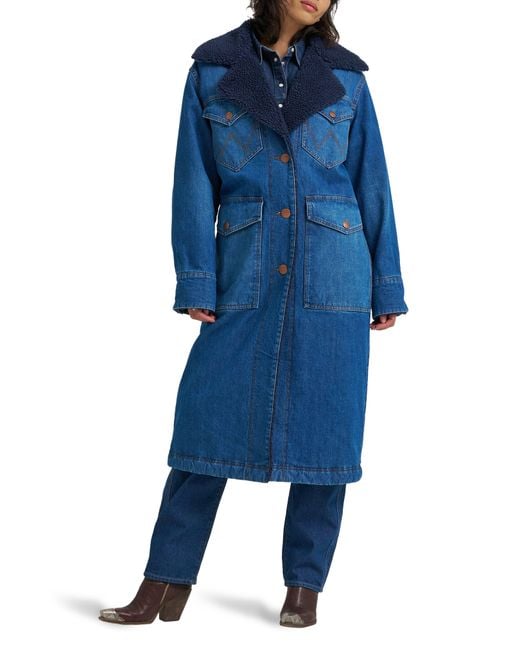 Wrangler Blue Wrange Denim Coat