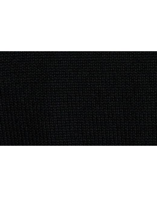 Moncler Black Mixed Media Down Cardigan
