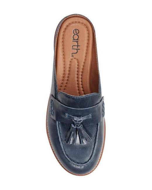 Earth Blue Everett Tassle Mule
