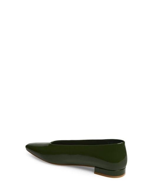Jeffrey Campbell Green Hinted Pointed Toe Flat