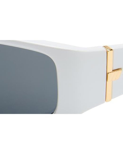 Le Specs Multicolor Du Jour 60Mm Rectangular Sunglasses