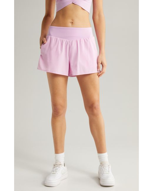 Zella Pink All Sport High Waist Shorts