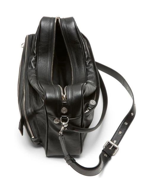 Acne Black Medium Camero Leather Shoulder Bag